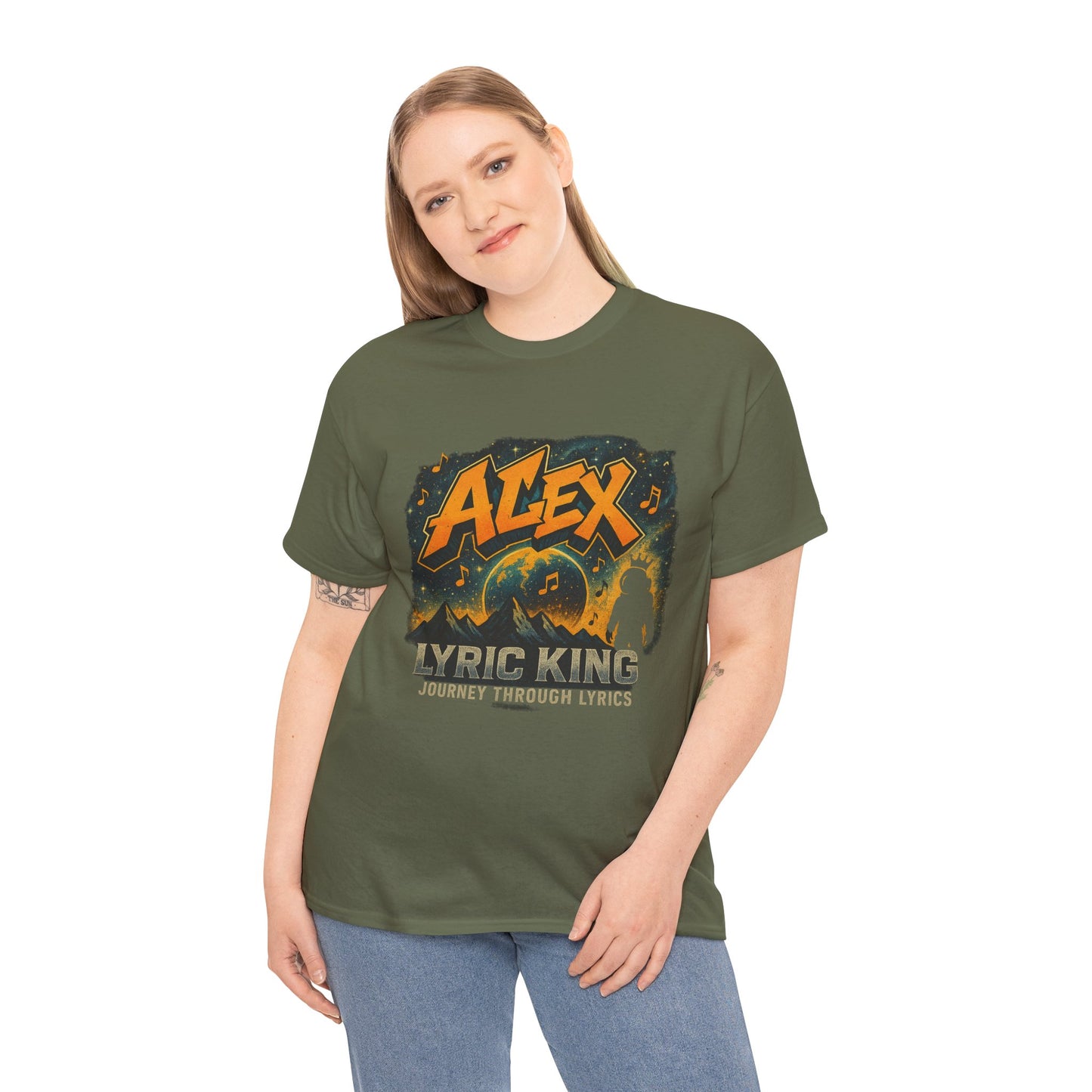 Alex The Lyric King Unisex Heavy Cotton Tee – Journey Through Lyrics