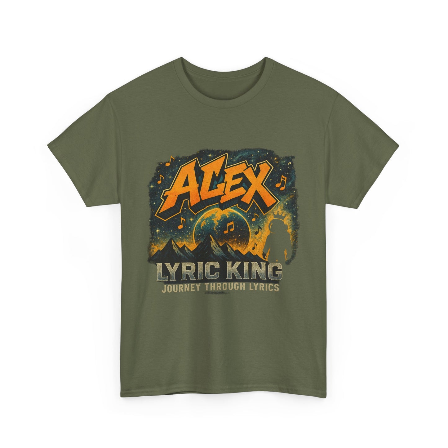 Alex The Lyric King Unisex Heavy Cotton Tee – Journey Through Lyrics
